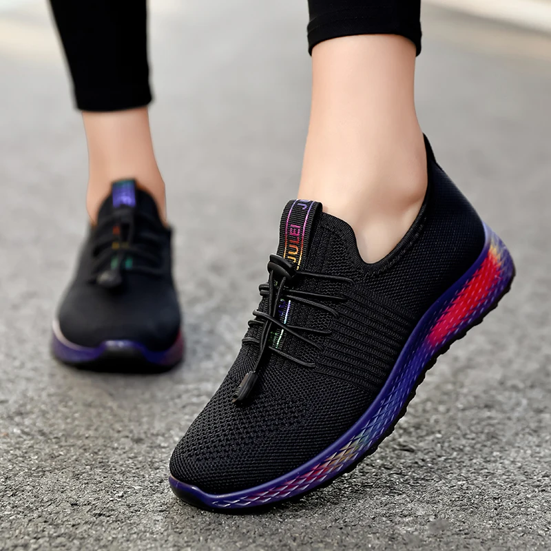 Сетчатые легкие спортивные туфли Weweya дышащие удобные кроссовки для бега на