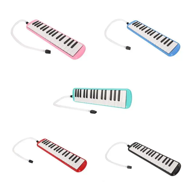 

Portable 32-Key Melodica with Mouthpiece Hose Bag Musical Instrument Toys for Children Montessori Christmas Birthday Gift