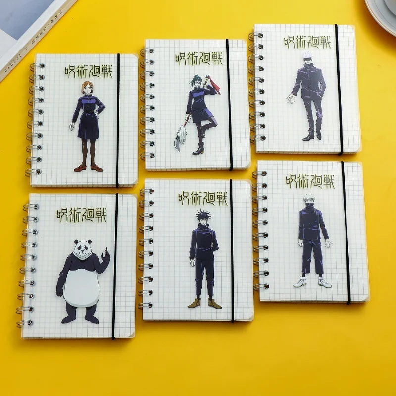 

Coil Book Anime Spells Return To War Coil Notebook Notepad Square Grid Student Diary Notepad Office School Supplies Stationery