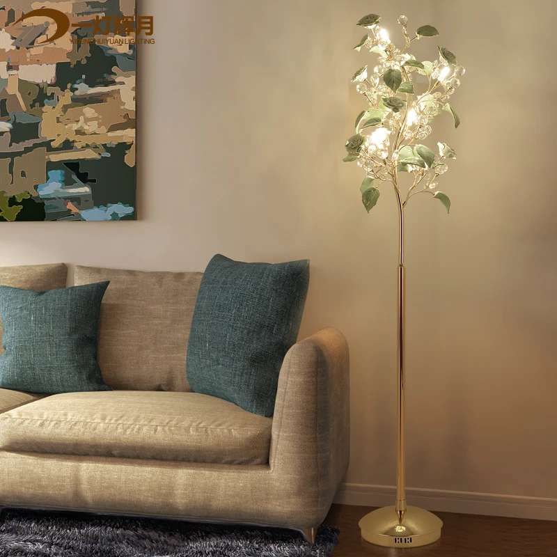 Economici Lampada Da Terra A Led Postmoderna Soggiorno Villa Di Lusso Tavolino Lampada Ad Albero Semplice Lanterna Moderna Per Matrimoni