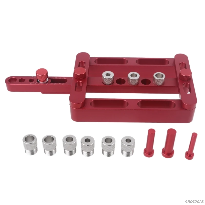 

Toolaluminum Alloy Material SaveTime Energy Woodworking Precise Positioning and Punching Three-in-one Punching Locator Wholesale