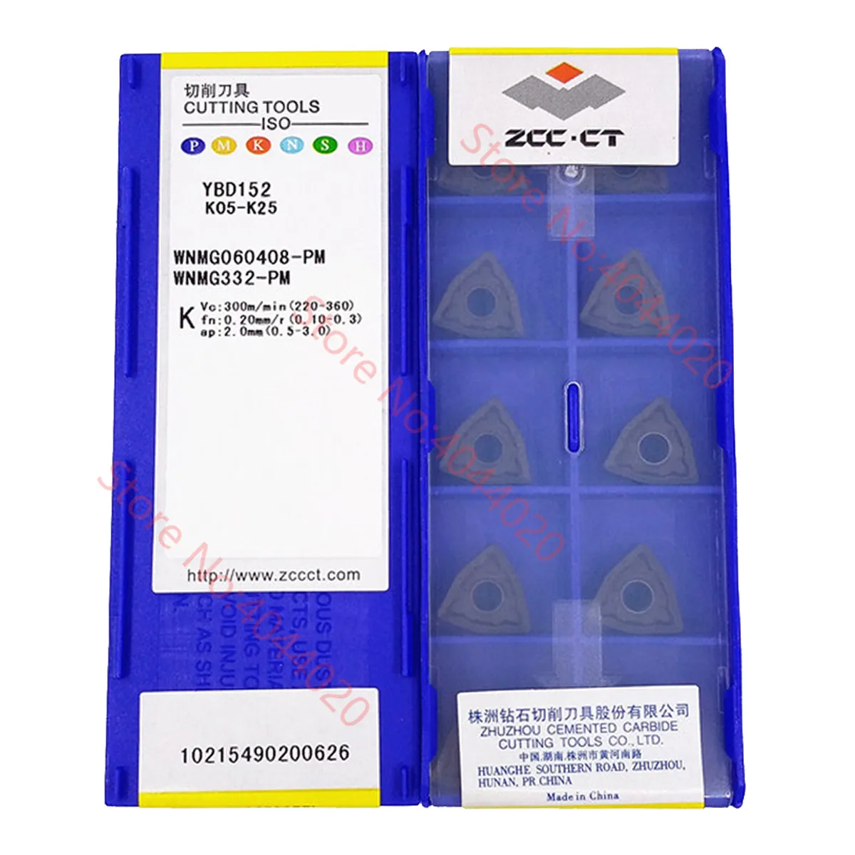 

ZCC.CT WNMG060408-PM WNMG080404-PM WNMG080408-PM WNMG080412-PM YBD152 Carbide Inserts 10PCS