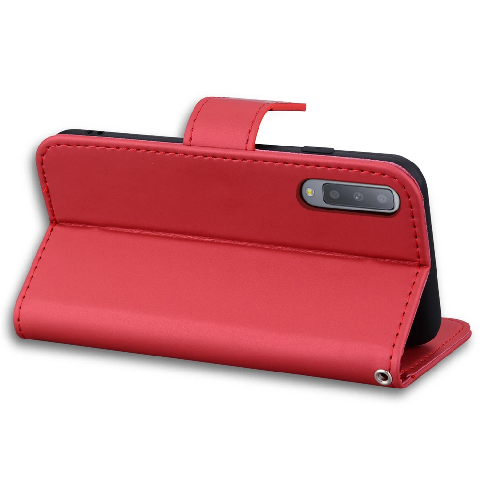 Кожаный чехол для Samsung Galaxy Note 10 9 8 откидной Чехол A7 2018 A3 A5 2017 J3 J5 J7 кошелек чехлы