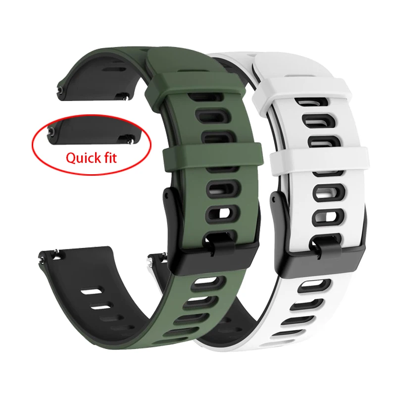 

Ремешок силиконовый для Huami Amazfit GTS GTR 42 мм, браслет для часов Huami Amazfit Bip U Bip S GTS 2, 20 мм