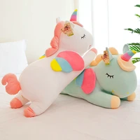 40cm unicorn plush toy soft stuffed unicorn soft dolls pillow animal toys for children girl pillow birthday gifts