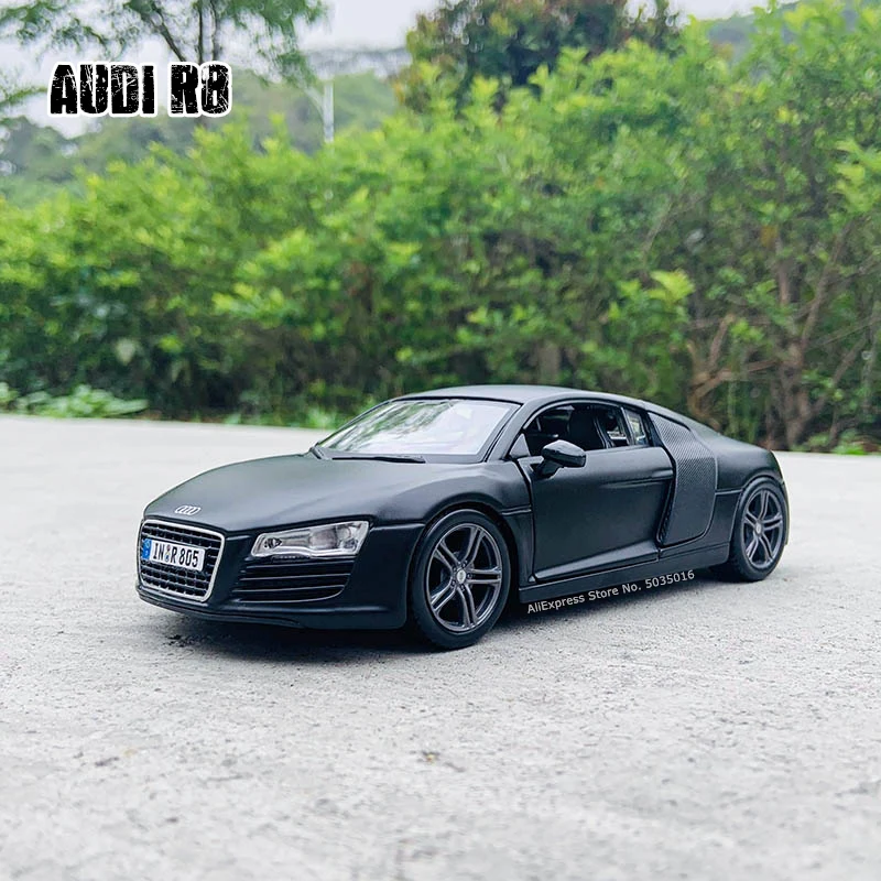 Модель спортивного автомобиля Maisto 1:24 Audi R8, Авторизованная модель автомобиля из сплава, Декоративные Коллекционные игрушечные инструменты от AliExpress RU&CIS NEW