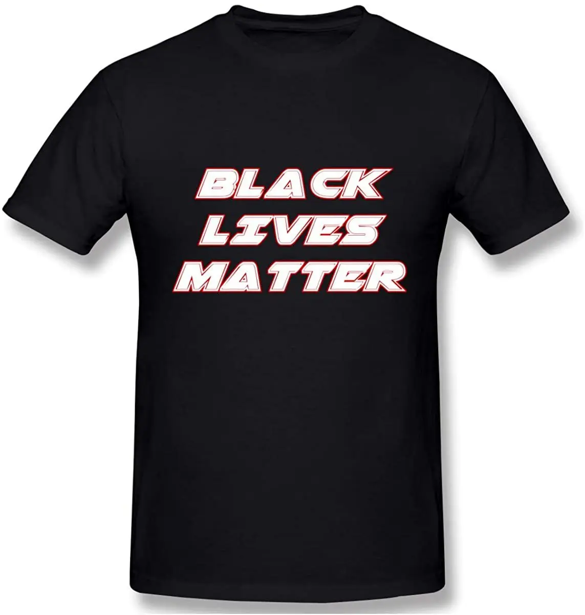 

Black Lives Matter Men Short Sleeve Casual Graphic Breathable Pure Cotton T-Shirt Tops Tees
