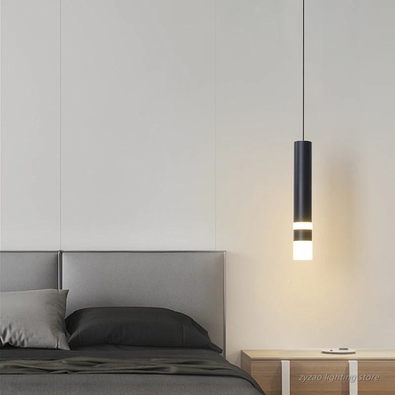 Modern Simple Creative Led Pendant Lights Bedroom Bedside Lamps Bar Staircase Aisle Restaurant Hanging Light Home Decor Hanglamp | Освещение