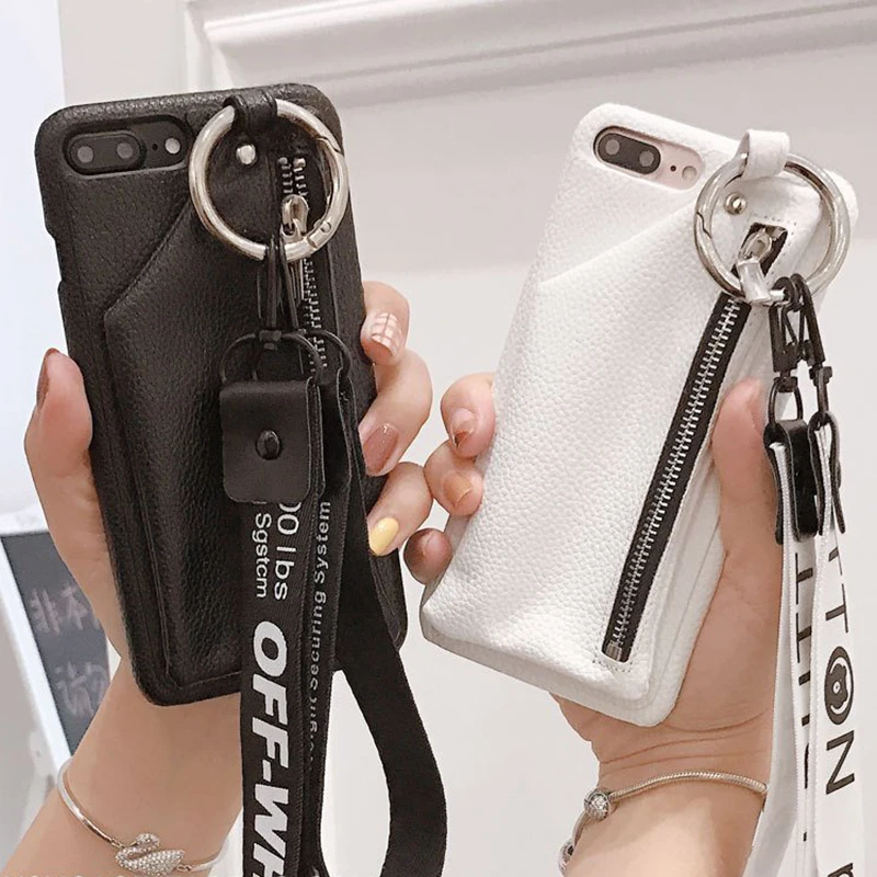 Стильный противоударный чехол кошелек для iphone X XS Max XR 8 7 6 6S Plus 11pro 5 1 promax