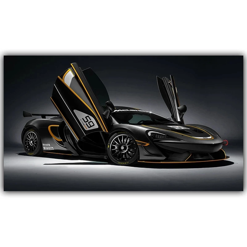Современные постеры Mclaren GT с изображением спортивного автомобиля классные