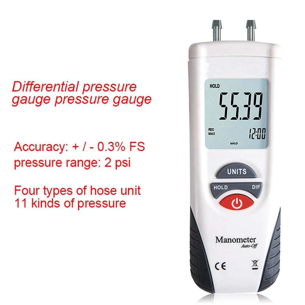 Measurement Portable Weatherglass Tester Digital Air Pressure Professional Handheld Manometer High Accuracy Gauge HT-1890 Tools