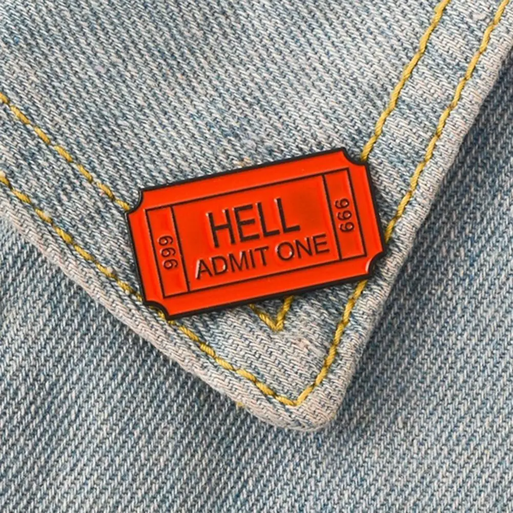 Английская буква ад признан один значки металлическая брошь эмаль булавки броши