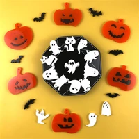silicone pendant mould crafts diy earrings casting keychain pumpkin bat ghost