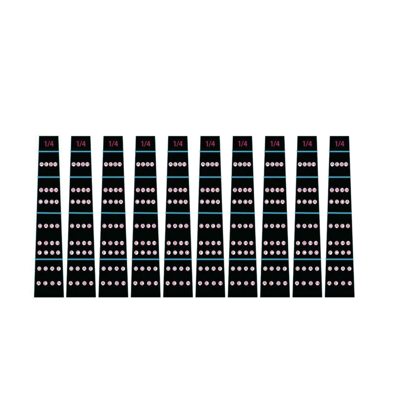 10 Pack Violin Notes Stickers Fingerboard Labels for 1/4 Practice Beginners | Спорт и развлечения