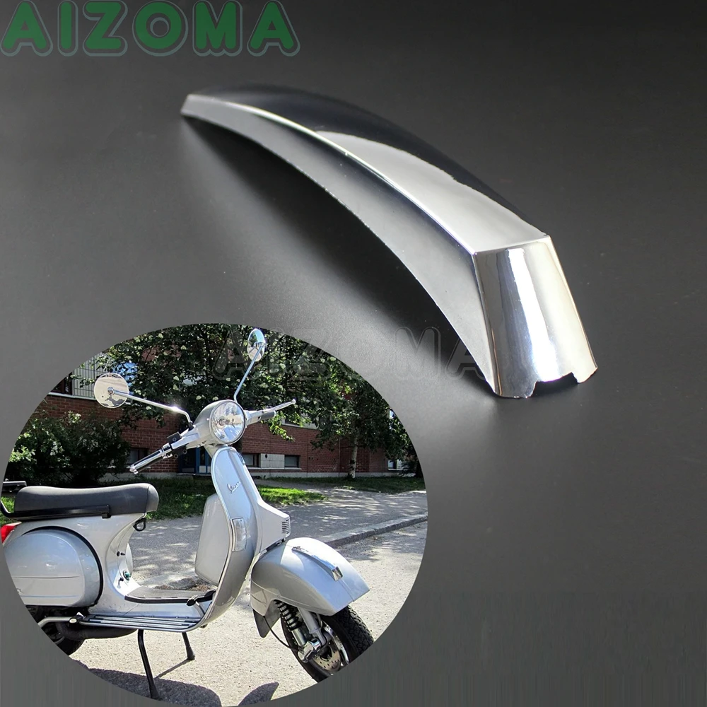 ABS скутер переднее крыло крепление полоса гребень украшения хром для Vespa PX 125 150 200