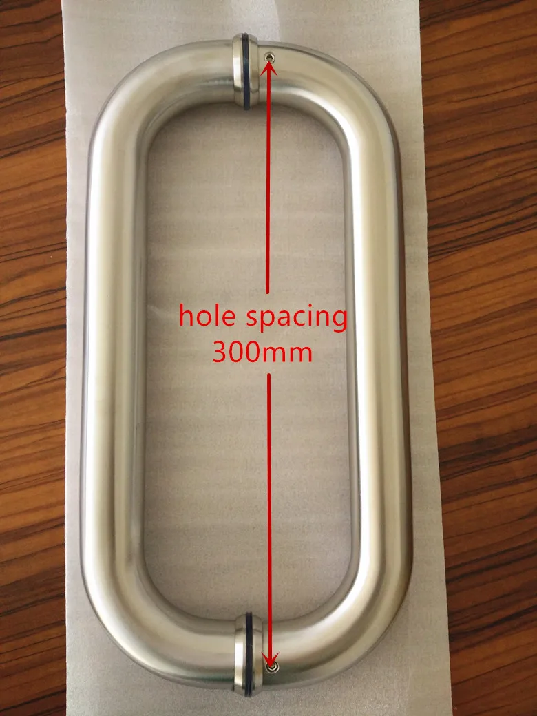 Накладная дверная ручка из нержавеющей стали SUS 332 диаметр 32*304 мм 13 дюймов |