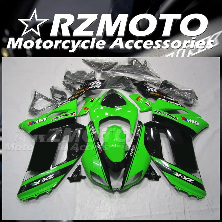 

Новый комплект обтекателей для мотоцикла ABS Подходит для kawasaki Ninja ZX-6R 636 2007 2008 07 08 черный зеленый