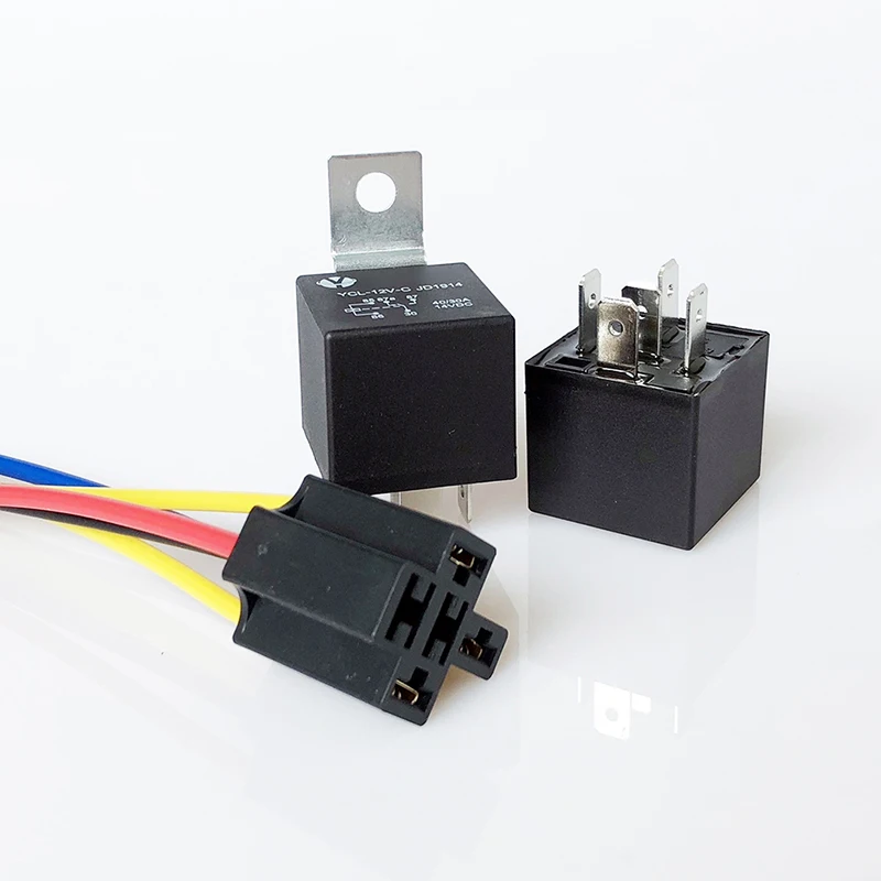 Новый DC 12V/24V 5 Pin 30/40A автомобильный жгут Автомобильный авто релейный разъем