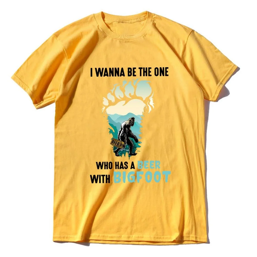 Футболки с рисунком Я хочу быть тем у кого есть пиво даррилом забавная Мужская