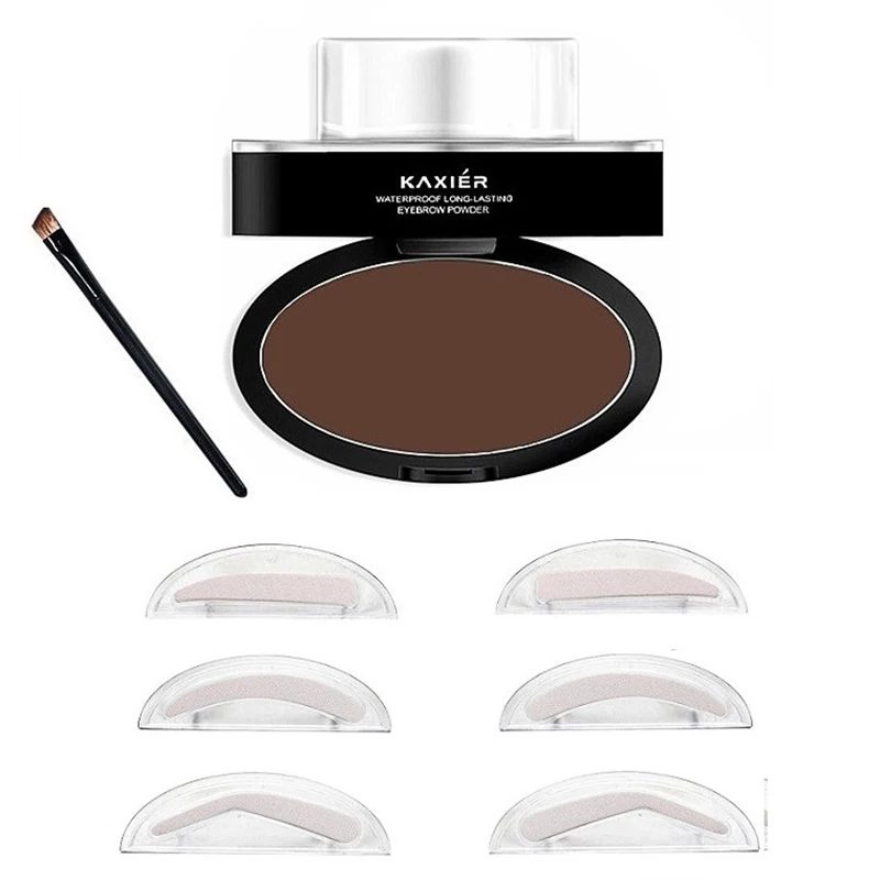 2019 3 цвета ленивый быстросъемный макияж пудра для бровей тонкая водостойкая