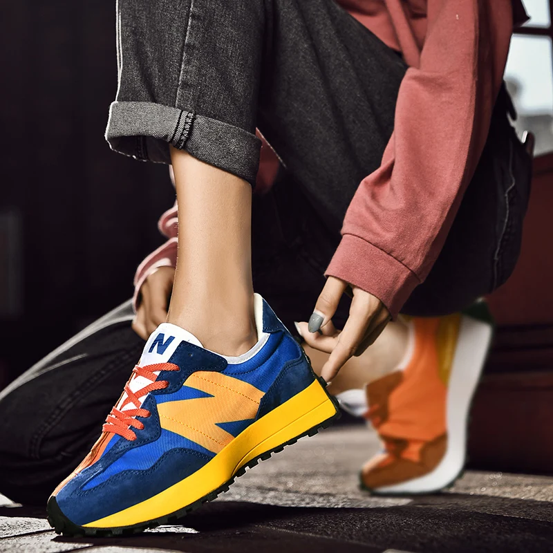 

2021 Haoxin Balance Men's 327 Running Shoes Fashion All-match Sports Running Shoes Campus Couple Sports Shoes