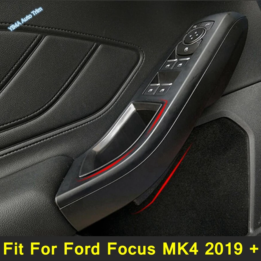 

Auto Front Door Handrail Sort Out Storage Box Plastic Interior Fit For Ford Focus MK4 2019 - 2022 Black Modified Accessories