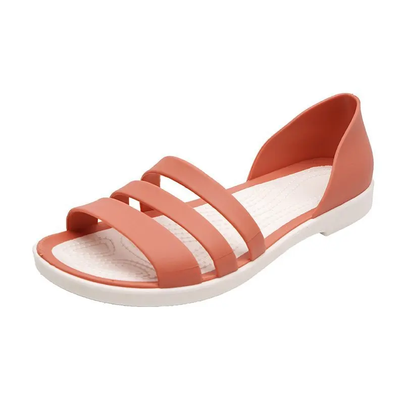 

Women Summer Flat Sandals 2020 Open-Toed Slides Slippers Candy Color Casual Beach Outdoot Female Ladies Jelly Shoes