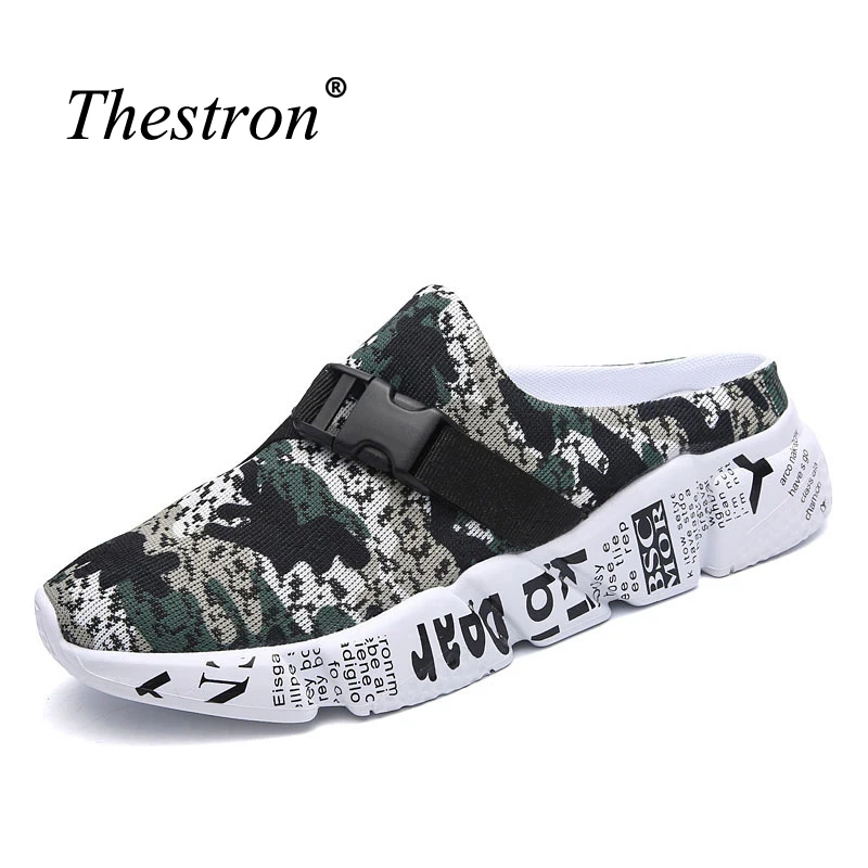 Летние мужские Тапочки большого размера 39-46 мужская обувь летние сандалии легкие