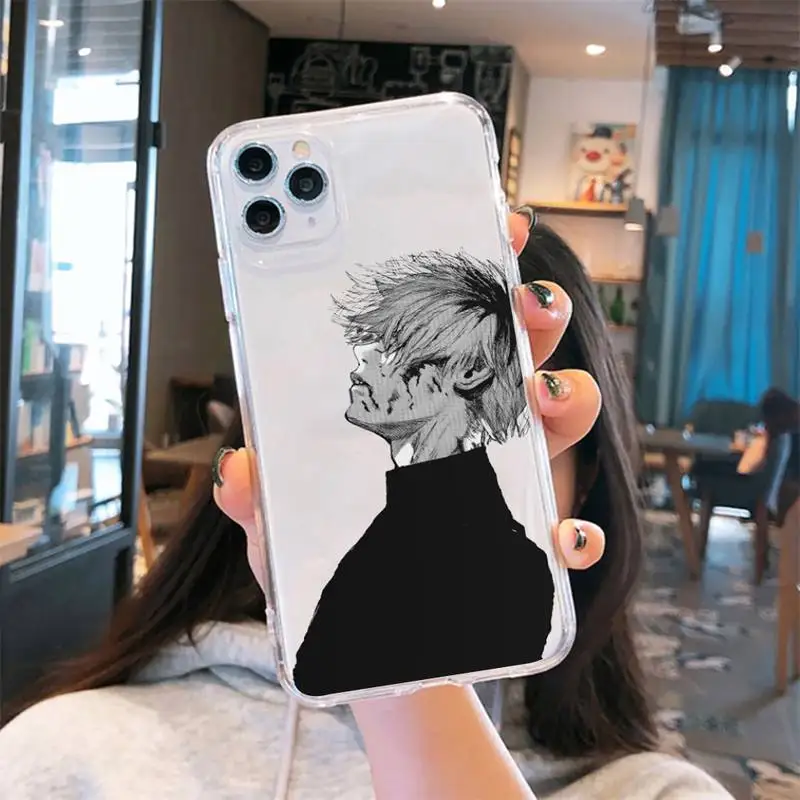 

Tokyo Ghoul Phone Case Transparent for iPhone 6 7 8 11 12 s mini pro X XS XR MAX Plus cover funda shell