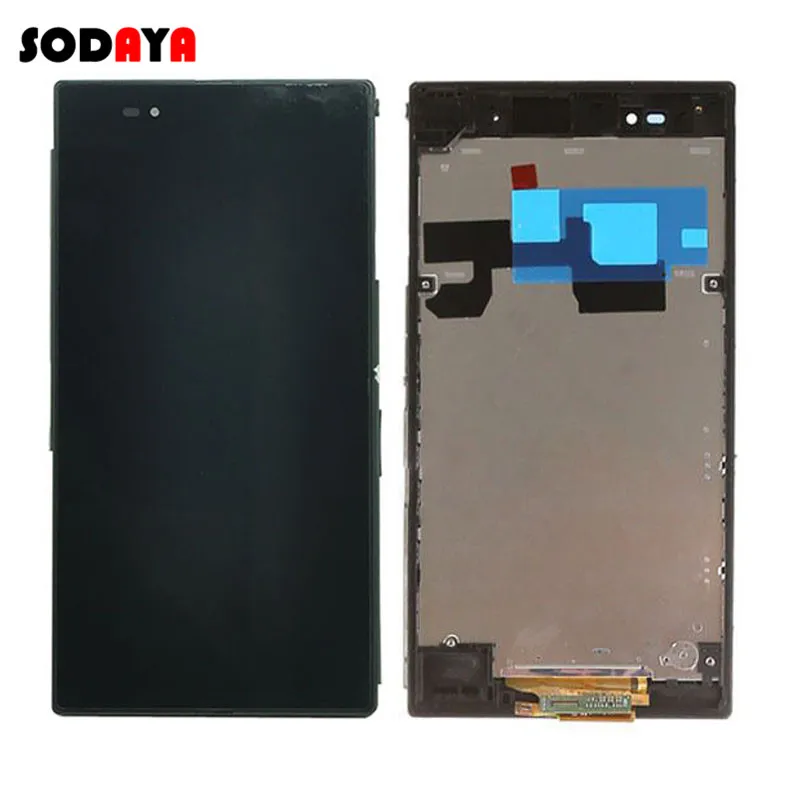 ЖК-дисплей с сенсорным экраном и дигитайзером в сборе рамкой для SONY Xperia Z Ultra XL39h XL39