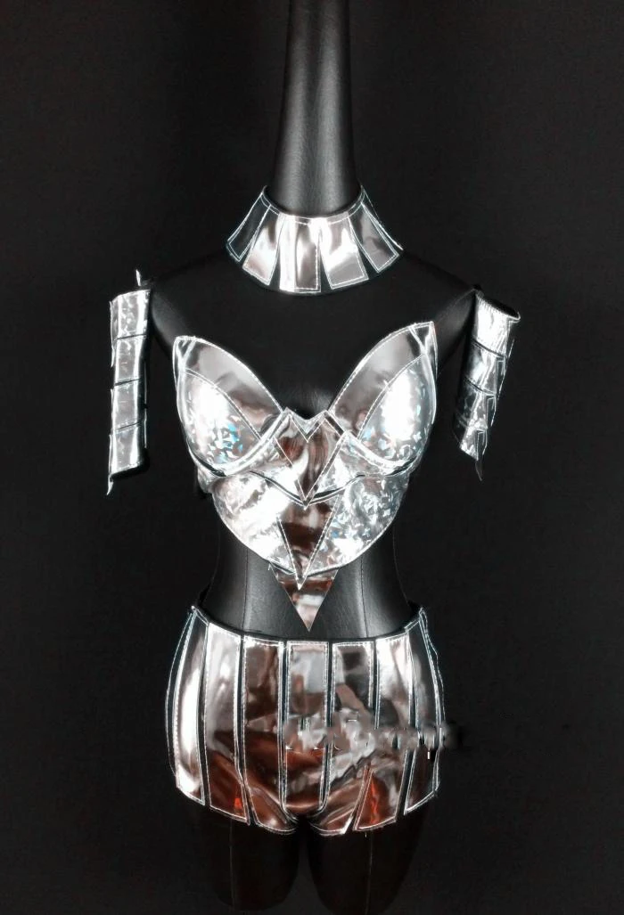 Джаз наряд танцевальные костюмы серебряный костюм с пайетками полюс