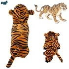Одежда для собак XYF, платье-трансформер, свитер с капюшоном из кораллового флиса для домашних животных, уличное пальто в форме Тигра для собак, одежда для кошек с четырьмя ногами