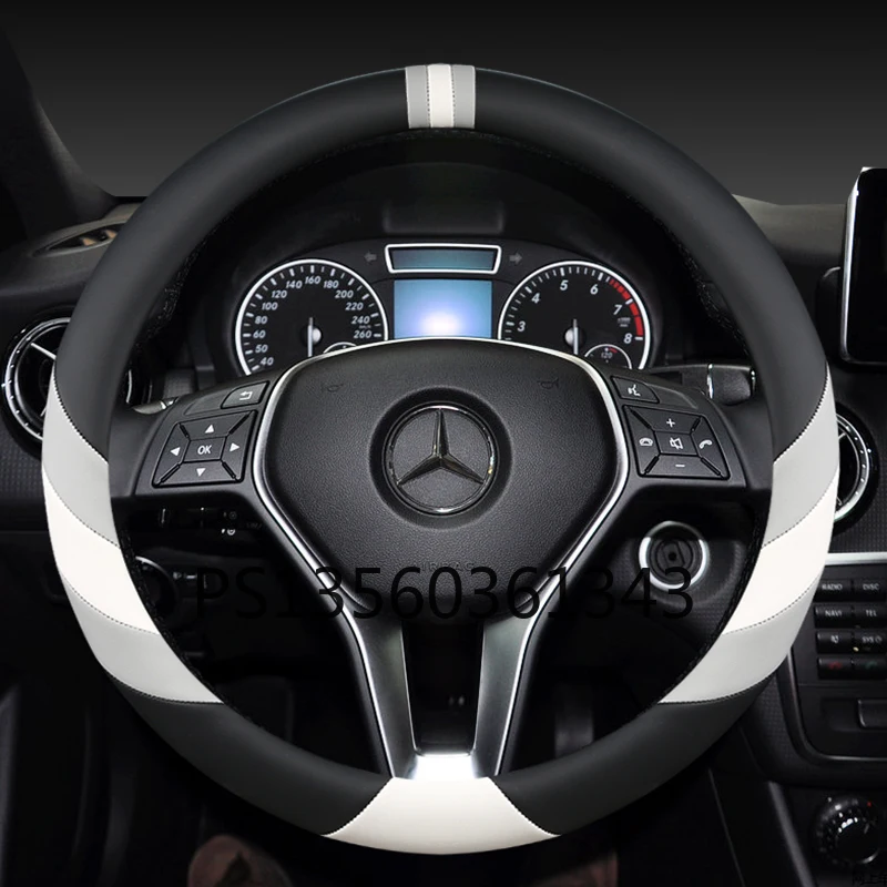 

For Mercedes-Benz A-Class A180LA200L leather steering wheel cover