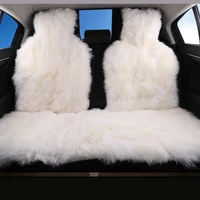 car interior accessories car seat covers sheepskin cushion styling fur car seat covers 6 color for back covers 2015 d001 b