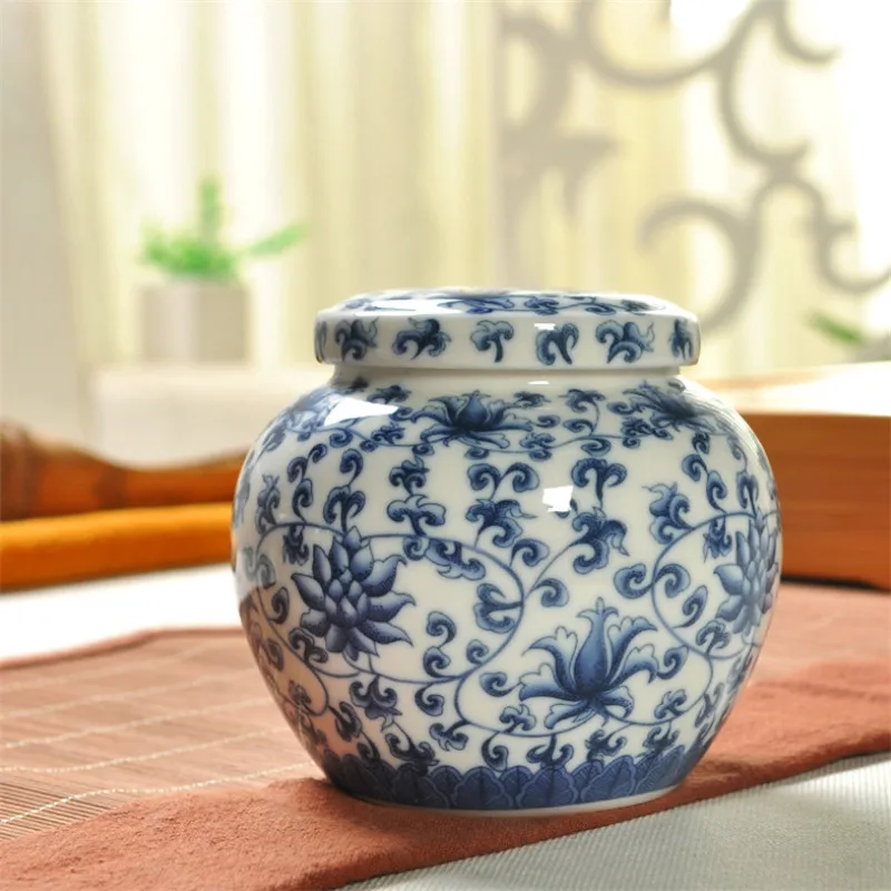 Цзиндэчжэнь винтаж синий и белый фарфор Мини чайные добавки портативный чайный