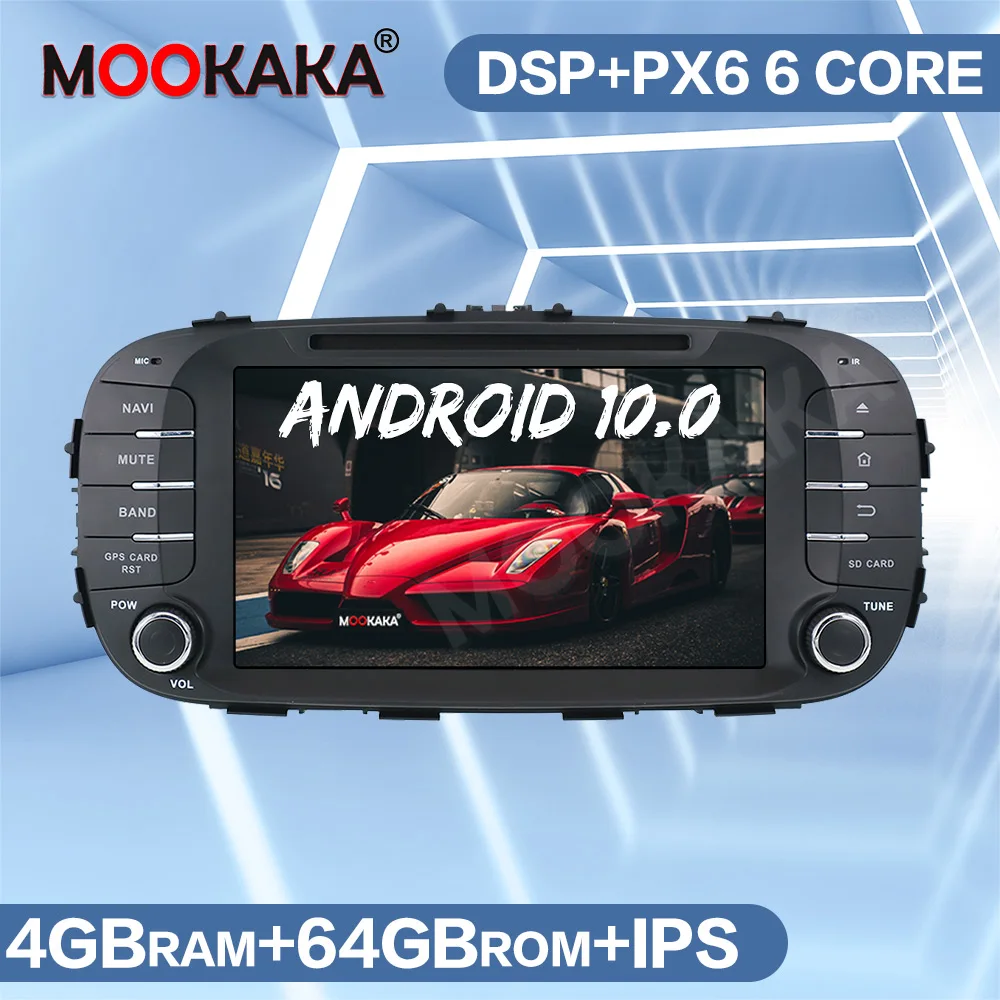 Android 10 0 64G мультимедиаплеер Для Киа соул 2014 2015 2016 2017 автомобильный радиоприемник с
