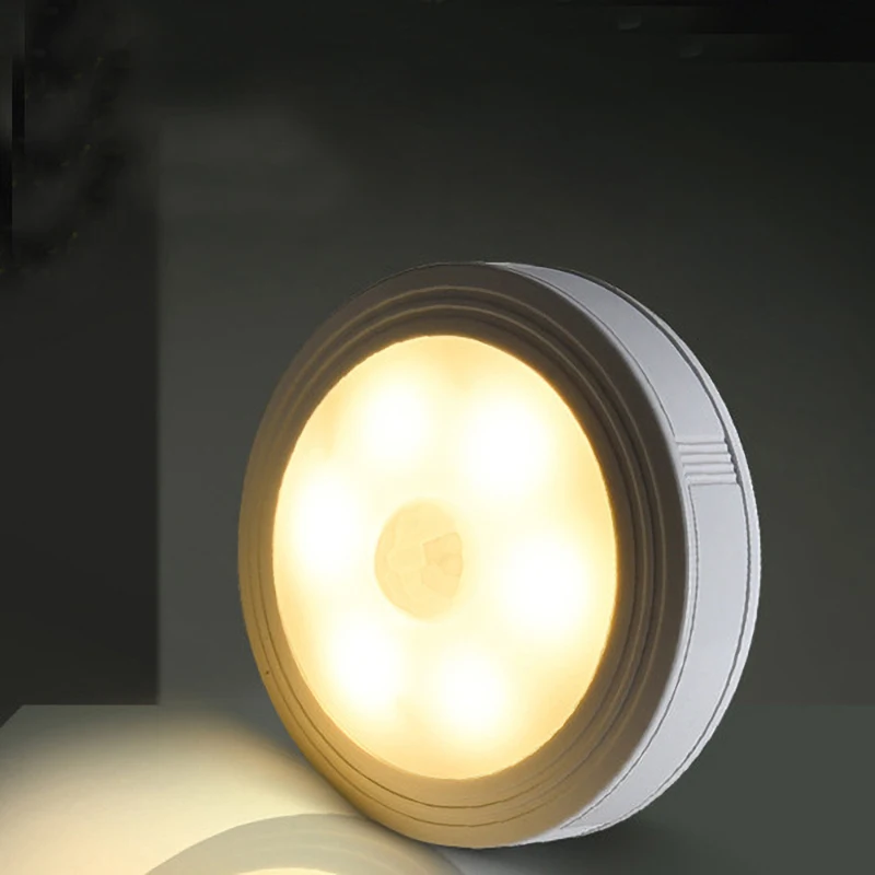 

Led Human Body Intelligent Induction Lamp Night Light with Sensor Bedside Corridor Wall Lamp for Bedroom Household Battery