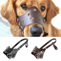 anti bite dog muzzles pet soft barking adjustable mouth mask anti bark bite muzzle for small medium dog pet supplies accessories