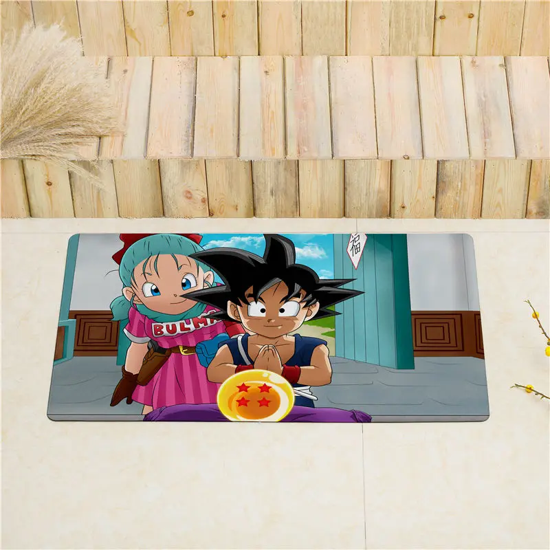 12 Dragon Ball Z входная дверь коврик кухонный коврик для напольные коврики нескользящий коврик для дома ПВХ мягкая кожа салон ковры водонепроницаемый ковер - Цвет: 12