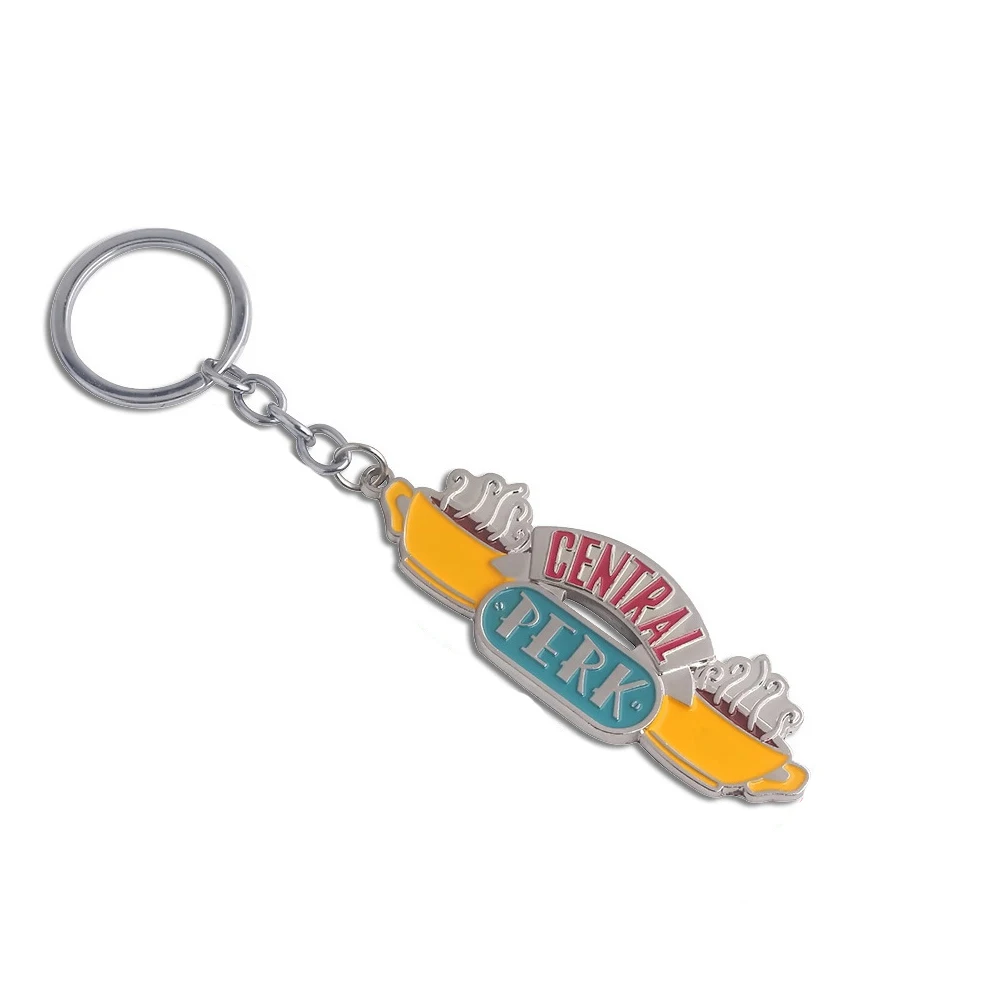 ТВ Шоу друзья центральный Перк Брелки Подвески эмаль кофе время логотип