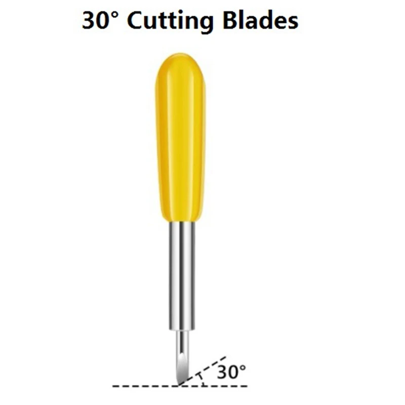 

30Pcs 30 Degree for Roland Plotter Cutter Knife Blade for Cutting Plotter Blade Milling Cutter Carving Tools