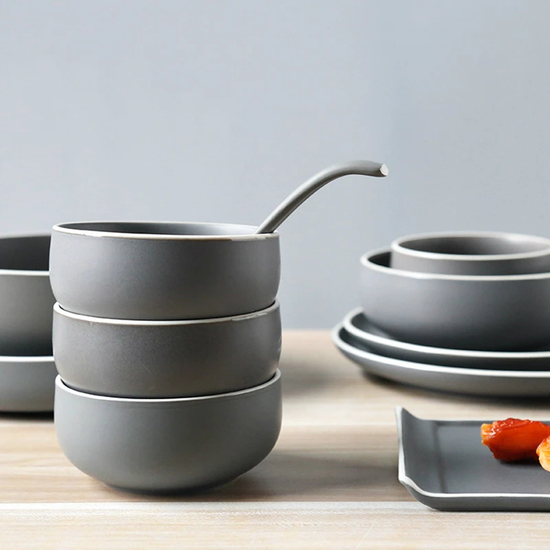 Домашняя креативная Скандинавская посуда простая керамическая западные блюда