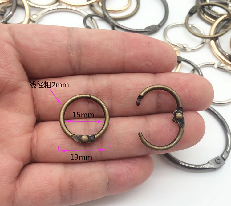 

OLOEY Металлические кольца для блокнота 15-30 мм 5 шт.