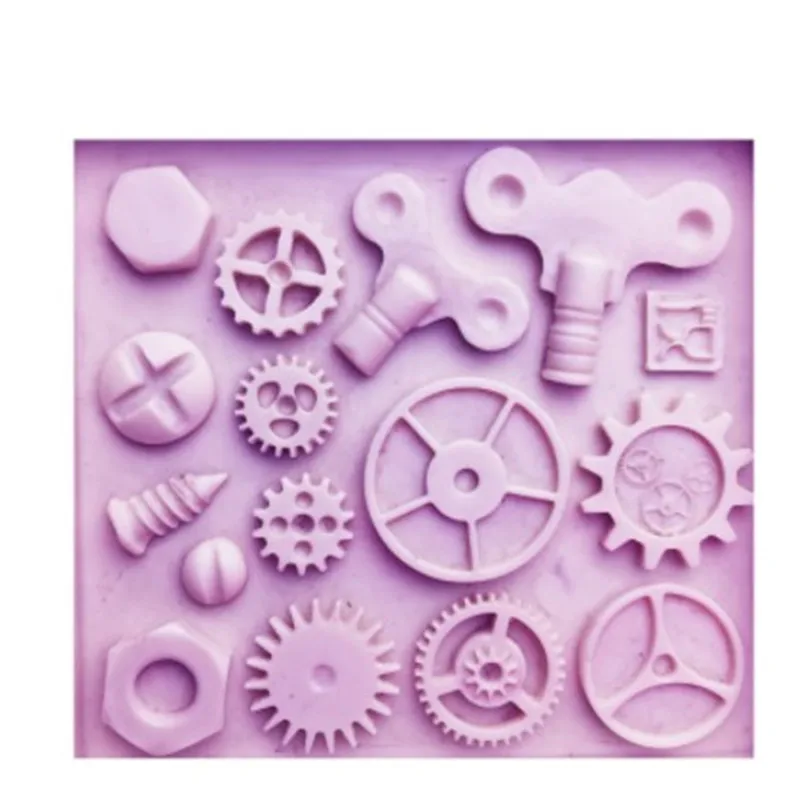 Механический винтовой Шестерни торт кайма для мастики формы пирожных Кухня