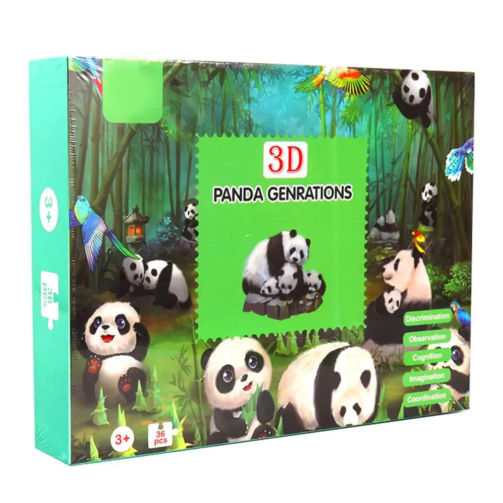 

Puzzles Set For Kids Fun And Educational Jigsaw Puzzle Closely Matched Animal Space Sea World And Panda Puzzle For Kids Aged