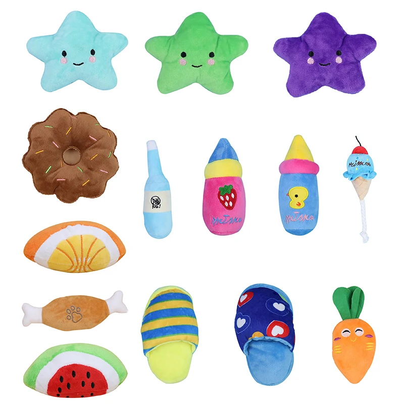 

Игрушки для домашних животных, щенок, плюшевая детская собака, звуковая игрушка, чистящие принадлежности