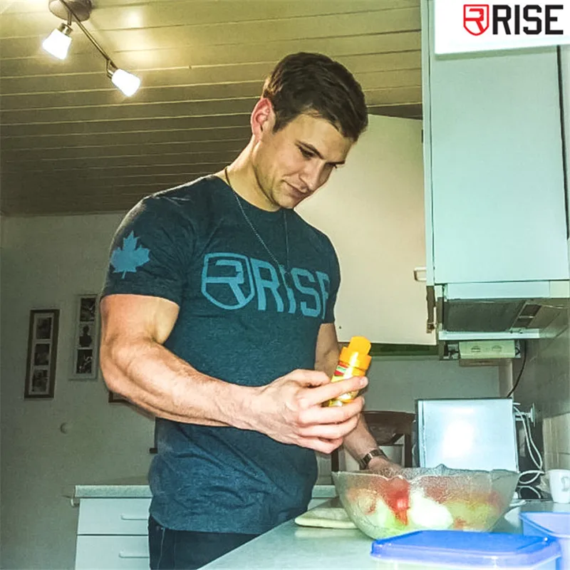 Men Summer Gyms Sport Running Training Fitness Bodybuilding T shirt Cotton Shirts Sports Brand Short Tees Tops Clothes | Спорт и