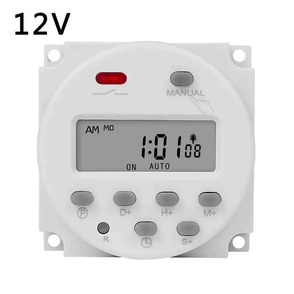

SINOTIMER CN101S Interval Digital LCD Timer Switch 7 Days Weekly Practical Programmable Time Relay Programmer