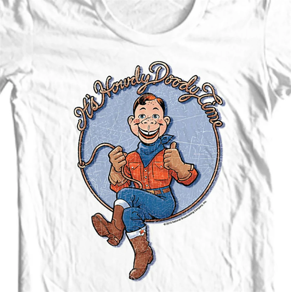 Howdy Doody Time футболка в винтажном стиле Детская с графическим рисунком новейшая