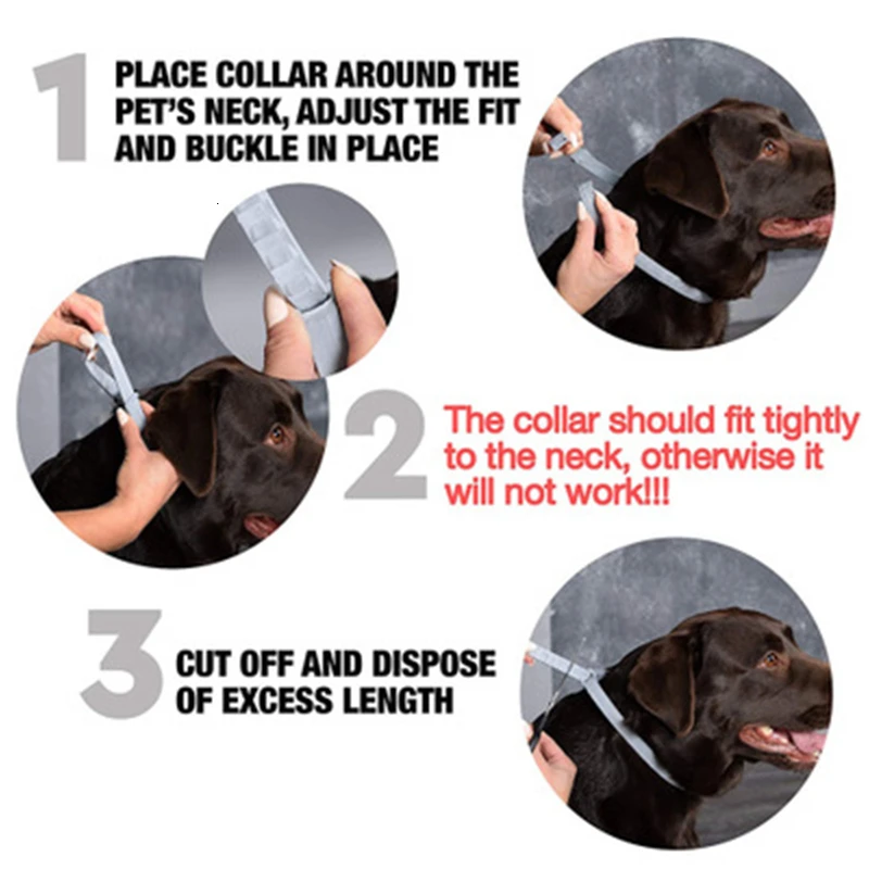 Ошейник для собак кошек анти вшей клещей против комаров|Воротники| |